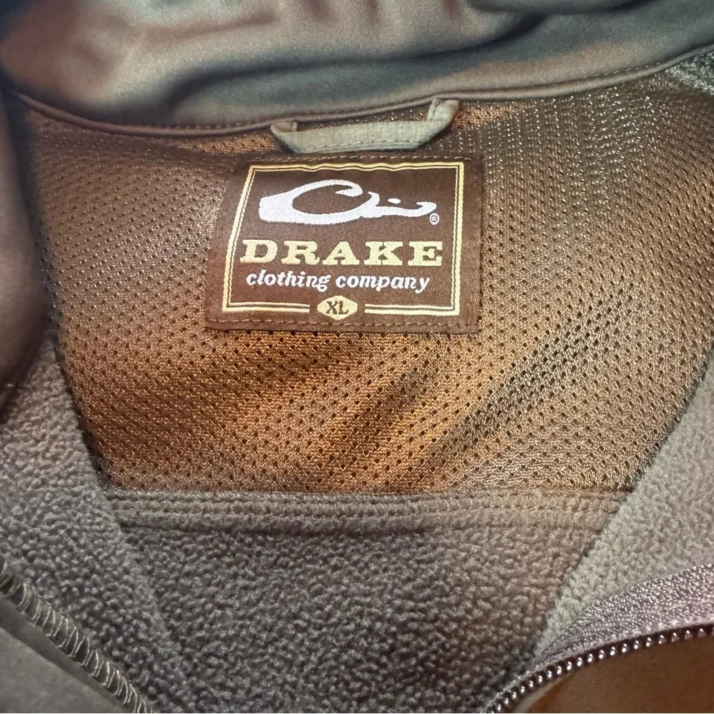 Drake Waterfowl Olive Green Quarter Zip XXL Pullover